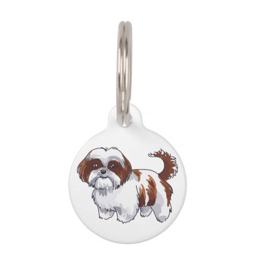 Shih Tzu Dog Pet ID Tag