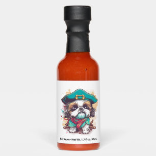 Shih Tzu Dog Pirate Hot Sauces