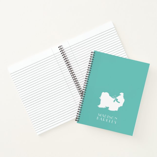 Shih-Tzu Dog Puppy Long Hair Notebook (Inside)