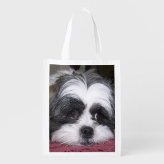 Shih Tzu Dog Reusable Grocery Bag