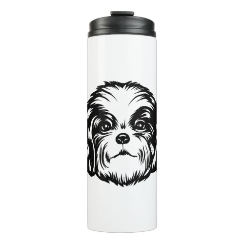 Shih Tzu Dog Thermal Tumbler