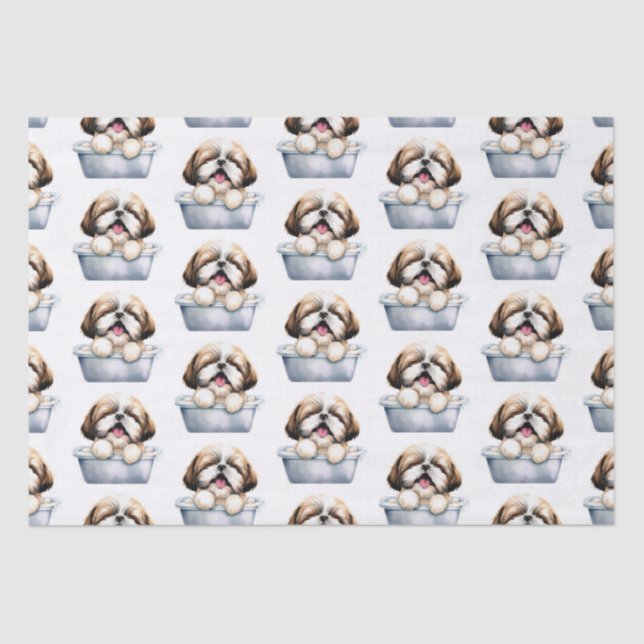 Shih Tzu Dog Tissue Paper (Front)