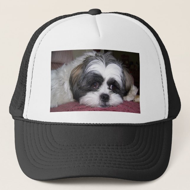 Shih Tzu Dog Trucker Hat (Front)