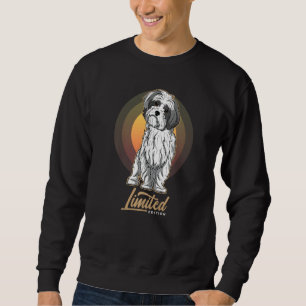 Shih Tzu Dog Vintage  70 Sweatshirt