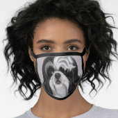 Shih tzu face mask (Worn Her)