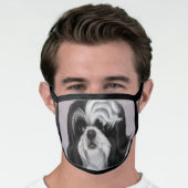 Shih tzu face mask (Worn Him)