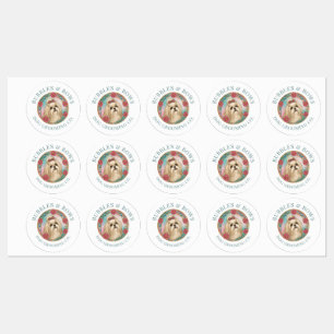 Shih Tzu Grooming Salon Waterproof Sticker Sheets