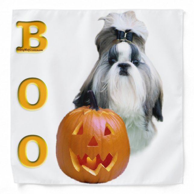 Shih Tzu Halloween Bandana (Front)