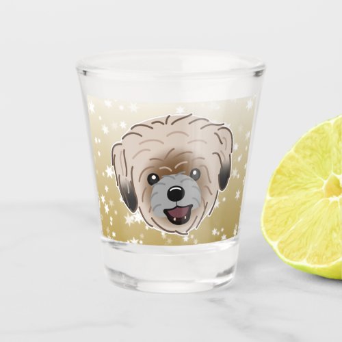 Shih Tzu Happy Face Shot Glass