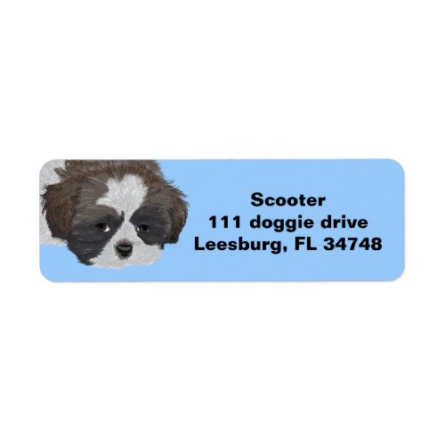 Shih Tzu Label