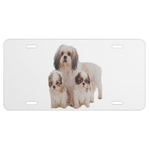 Shih-tzu licence plates