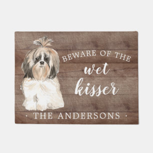 Shih tzu Longer hair Dog Personalized Door Mat