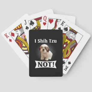 Shih Tzu Love Cute Funny Shih Tzu Poker Cards