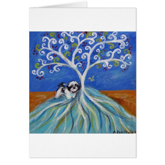 Shih Tzu Love Spritual Tree (Front)