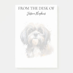 Shih Tzu Lover Monogrammed Dog Post-it Notes