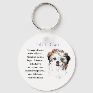 Shih Tzu Lovers Gifts Keychain