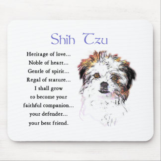 Shih Tzu Lovers Gifts Mouse Pad