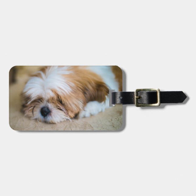 Shih Tzu Luggage Tag (Front Horizontal)