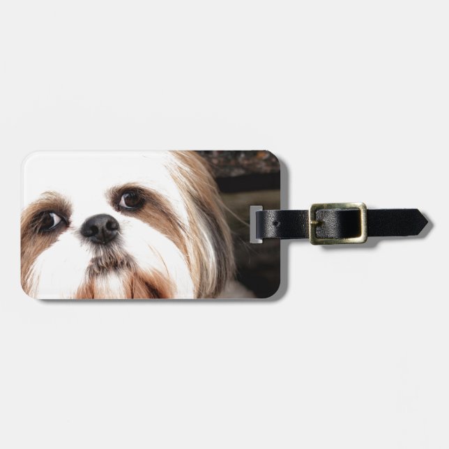 Shih Tzu Luggage Tag (Front Horizontal)