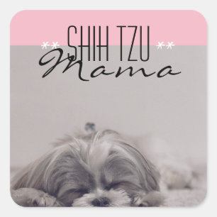 Shih Tzu Mama Sticker for Dog Moms