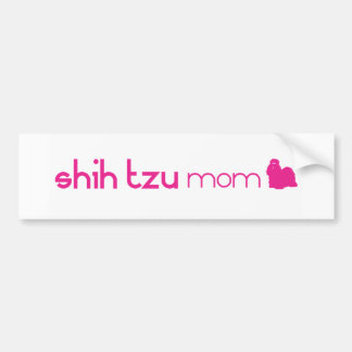 Shih Tzu Mom Bumper Sticker