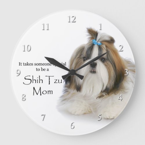 Shih Tzu Mom Clock