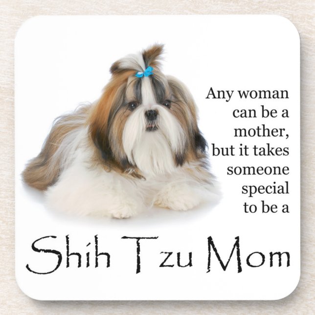 Shih Tzu Mom Coaster Set (Front)