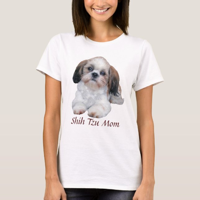 Shih Tzu Mom Ladies T-Shirt (Front)