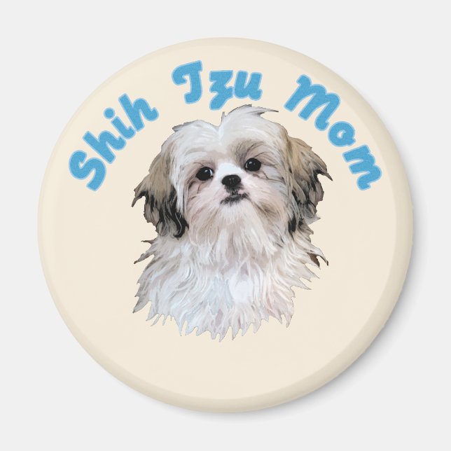 Shih Tzu Mom Magnet (Front)