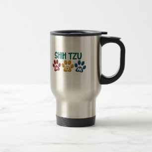 SHIH TZU Mom Paw Print 1 Travel Mug