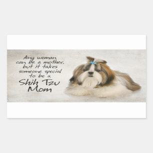 Shih Tzu Mom Stickers