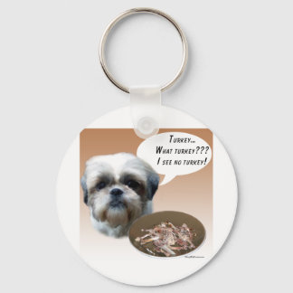 Shih Tzu (natural) Turkey Keychain