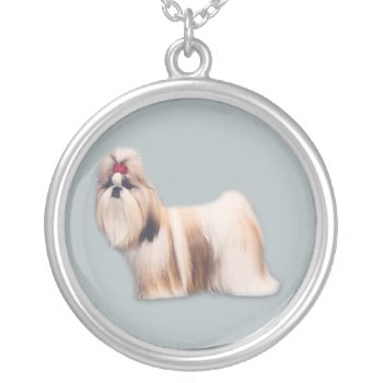 Shih Tzu Necklace by normagolden at Zazzle