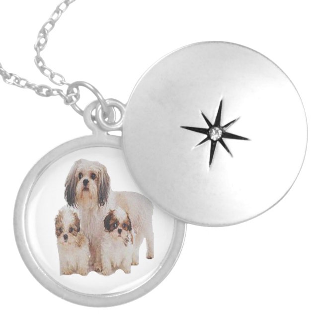 Shih-tzu necklace (Front)