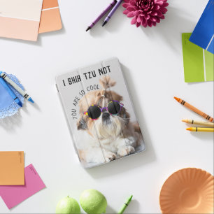 Shih Tzu Not fun cute dog lovers Custom Photo text iPad Mini Cover