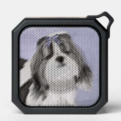 Shih Tzu Painting _ Cute Original Dog Art Bluetooth Speaker