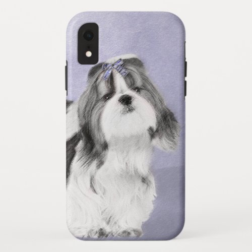 Shih Tzu Painting _ Cute Original Dog Art iPhone XR Case