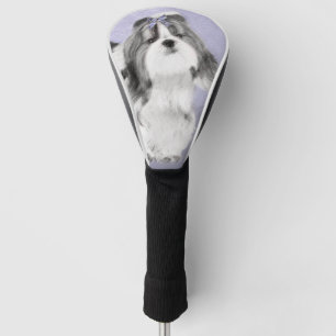 Shih Tzu Painting - Cute Original Dog Art Golf Head Cover