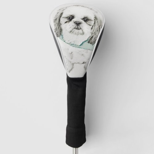 Shih Tzu Painting _ Cute Original Dog Art Golf Head Cover