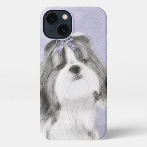 Shih Tzu Painting _ Cute Original Dog Art iPhone 13 Case