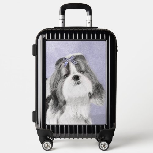 Shih Tzu Painting _ Cute Original Dog Art Luggage