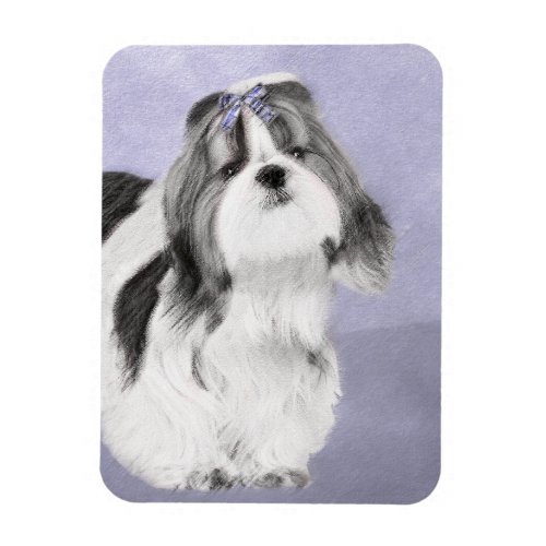 Shih Tzu Painting _ Cute Original Dog Art Magnet