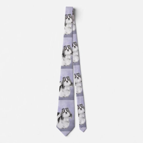 Shih Tzu Painting _ Cute Original Dog Art Neck Tie