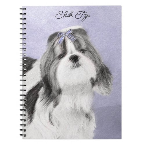 Shih Tzu Painting _ Cute Original Dog Art Notebook