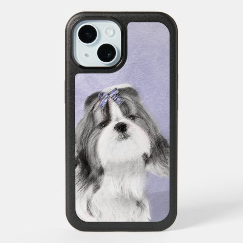 Shih Tzu Painting _ Cute Original Dog Art OtterBox iPhone 15 Case