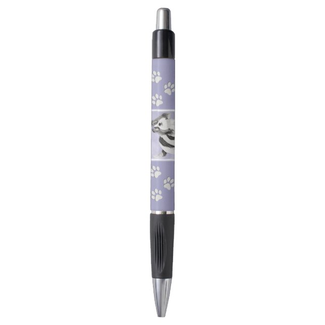 Shih Tzu Painting - Cute Original Dog Art Pen (Front Vertical)