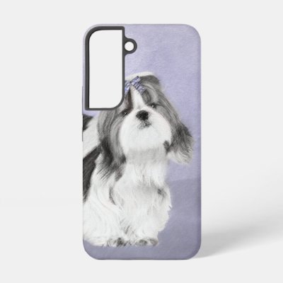 Shih Tzu Painting - Cute Original Dog Art Samsung Galaxy S22 Case