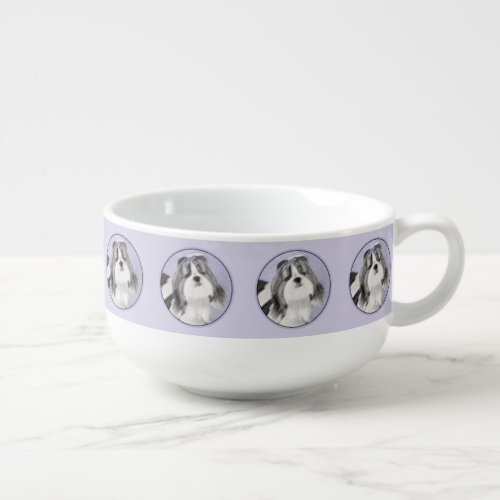 Shih Tzu Painting _ Cute Original Dog Art Soup Mug