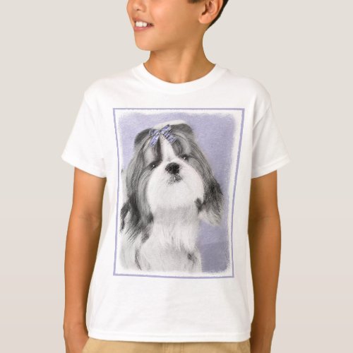 Shih Tzu Painting _ Cute Original Dog Art T_Shirt