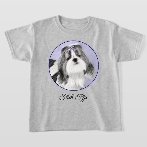Shih Tzu Painting _ Cute Original Dog Art T_Shirt